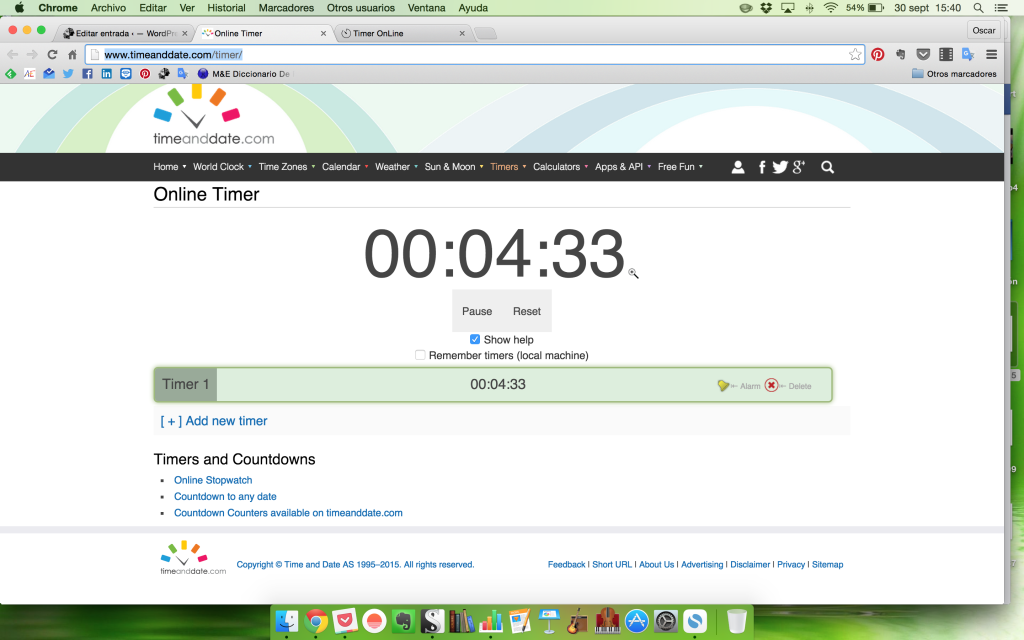 ONLINE TIMER